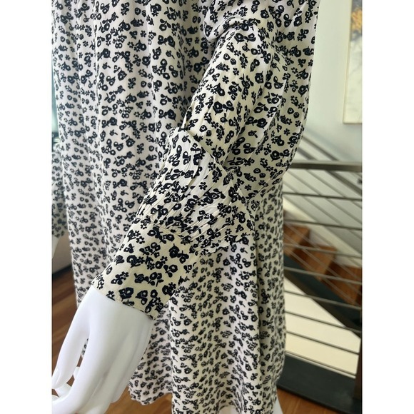 Scotch & Soda Floral Smocked Ruffle Shift Dress - Picture 9 of 16